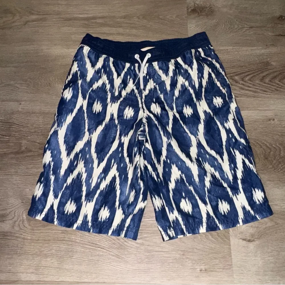 Crazy 8 Navy and White Swimsuit Board Shorts